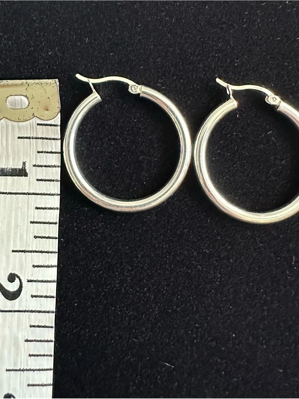 NWT Giani Bernini Sterling Silver Smooth Hoop Earrings